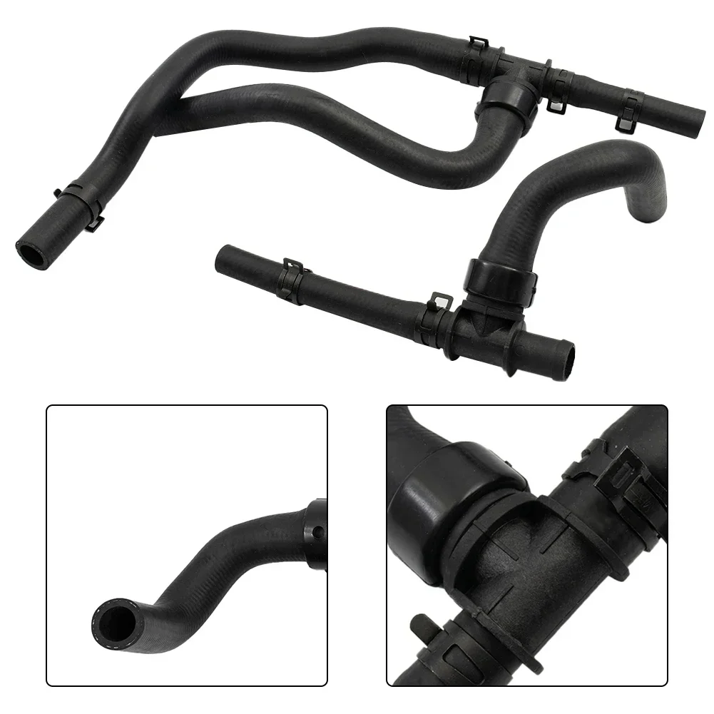 Car Heater Hose Set With Tee Kit For Dodge Journey 2.4 VVT 2009-19 Heater Hose Set W/ TEE Supply-Return 5058437AK Engine Parts