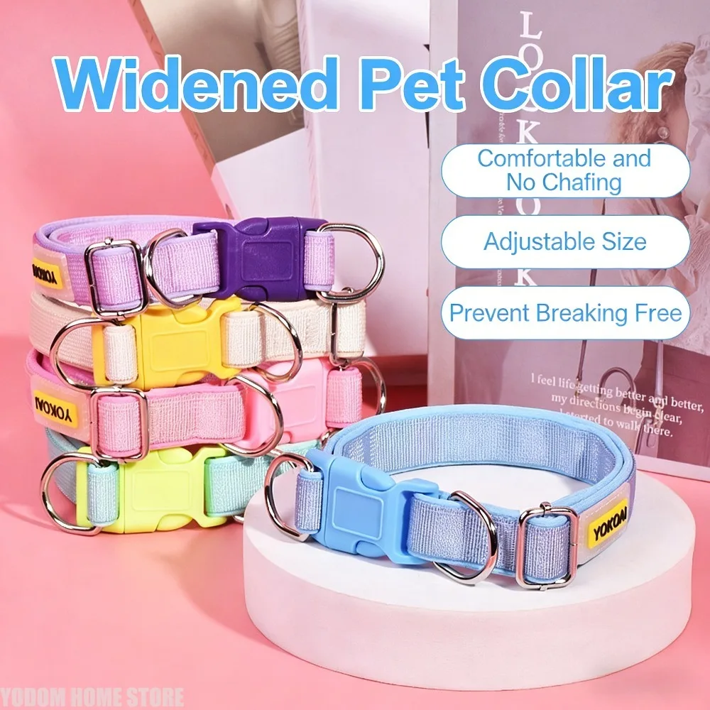Pet Dog Collar Leash Set Nylon Material Durable Dog Collar Leash Pet Tactical Training Large Pet Products Home Collars Harnesses