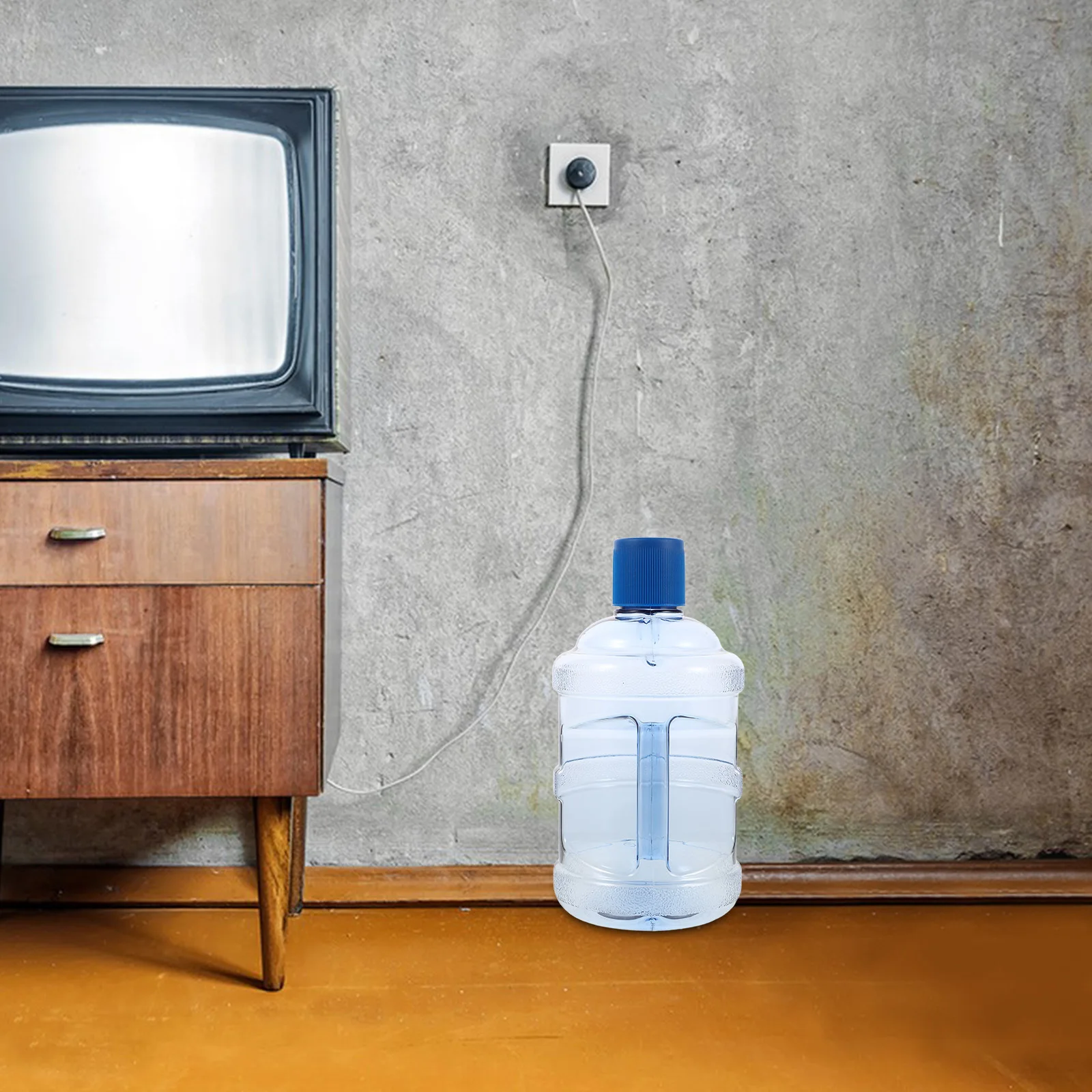 Miniature Water Jug 630Ml Realistic Design Pretend Play Cooler for Dollhouse Kitchen Enhances Social Skills Fine Motor Kids Mini