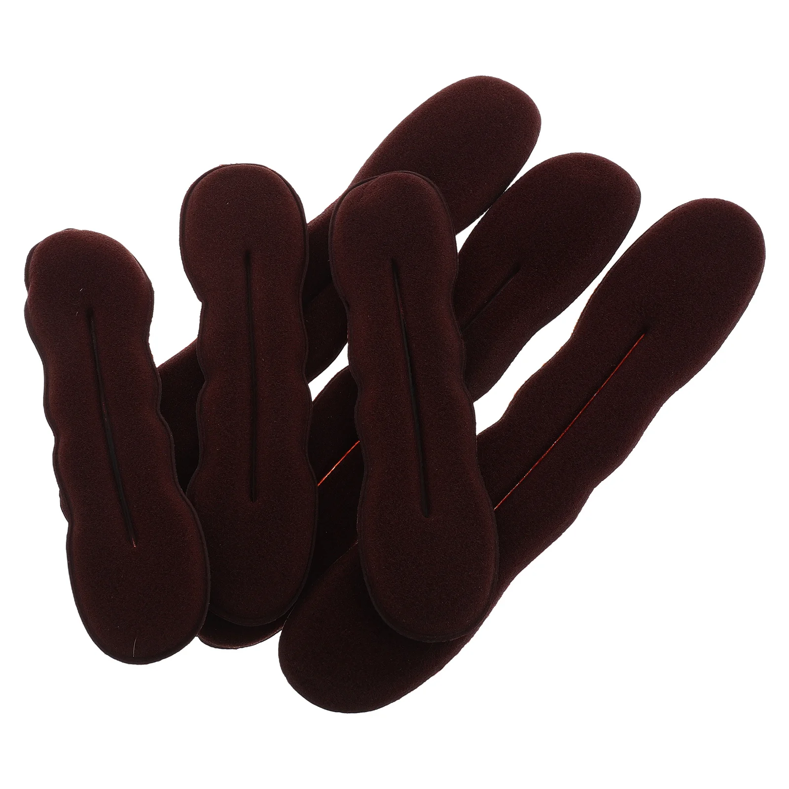 

6pcs Hair Bun Maker Donut Large Reusable Twist Tool For Long Thin Hair Styling Shaper Lazy Bun Former Portable Messy Hairstyle