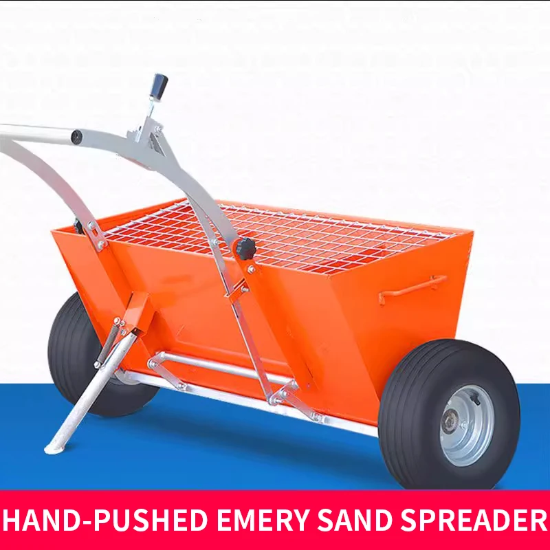 Manual Emery Spreader Compact Wear-Resistant Floor Spreader Even Concrete Surface Application Hand-Pushed Spreader(Customized)