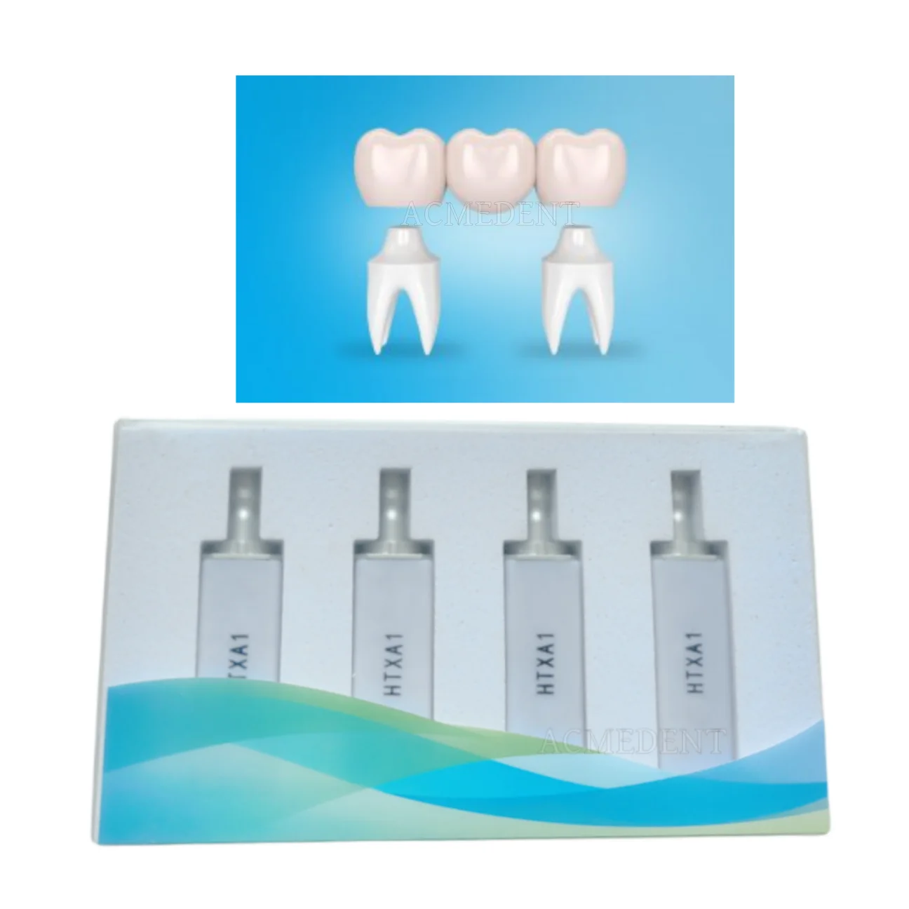 

HT A1 Dental CEREC B40 Blocks Lithium Disilicate CAD CAM Bridge Crown Veneers