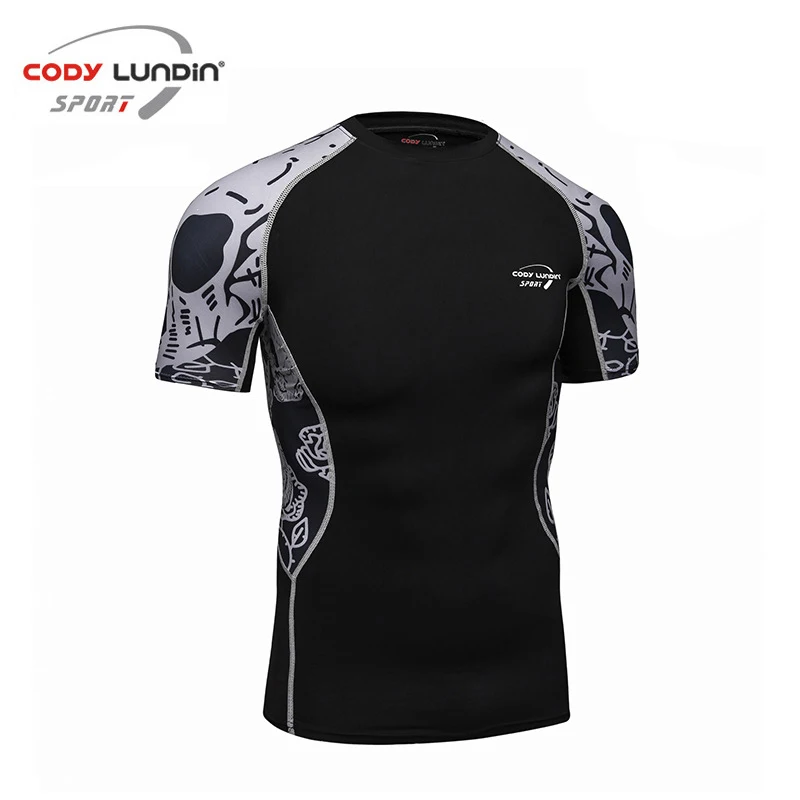 Muay Thai T-shirt Rash Guard Men Boxing Compression Shirts Rashguard Jiu jitsu T-shirt Fighting Bjj Kickboxing MMA Clothing