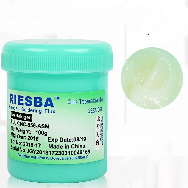 

RIESBA NC559 RMA223 Flux Paste Set Welding Grease for Phone CPU Reballing Low Residue No Cleaning Welding Flux Repair Tools