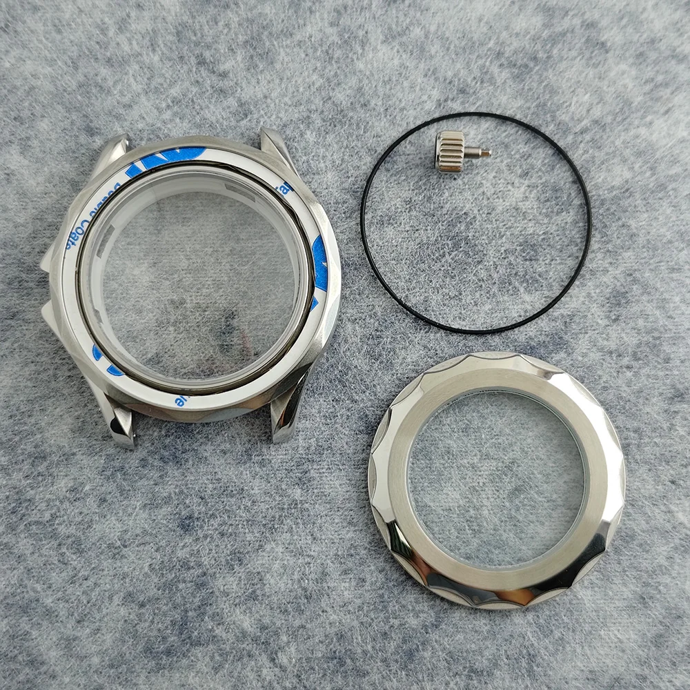 Watch Case NH35 Case Watch 42mm Case ocean Diving watch Sapphire Glass Watch Accessories Parts Suitable For NH35 NH36 Movement