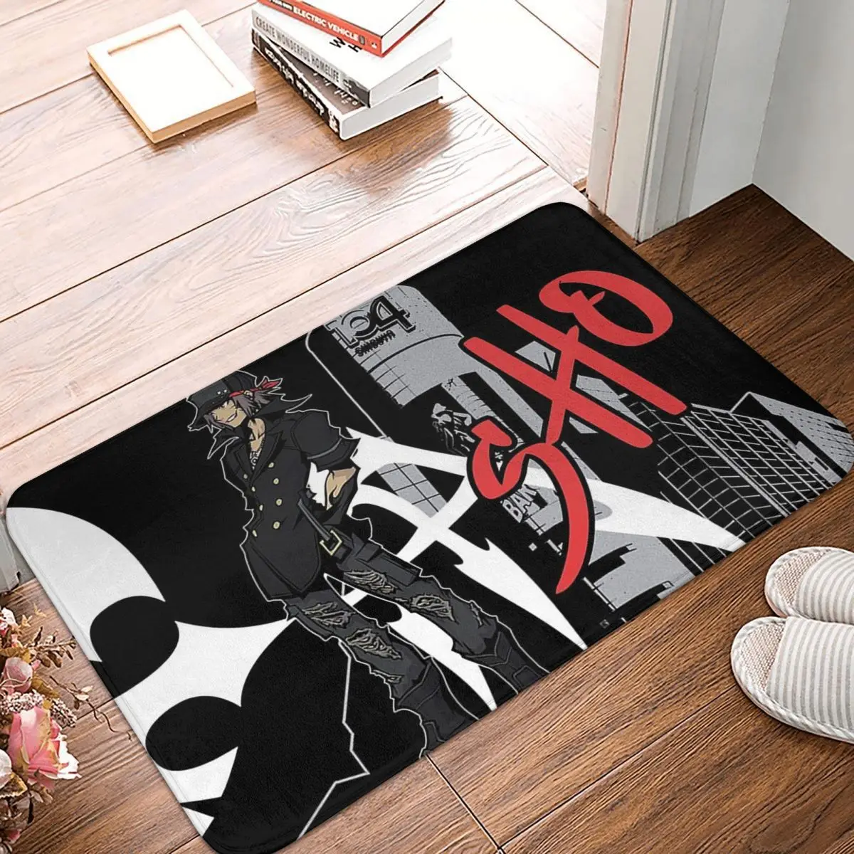 

Sho Minamimoto Neo The World Ends With You Anti-slip Doormat Floor Mat Carpet Rug for Kitchen Entrance Home Bathroom Footpad Mat