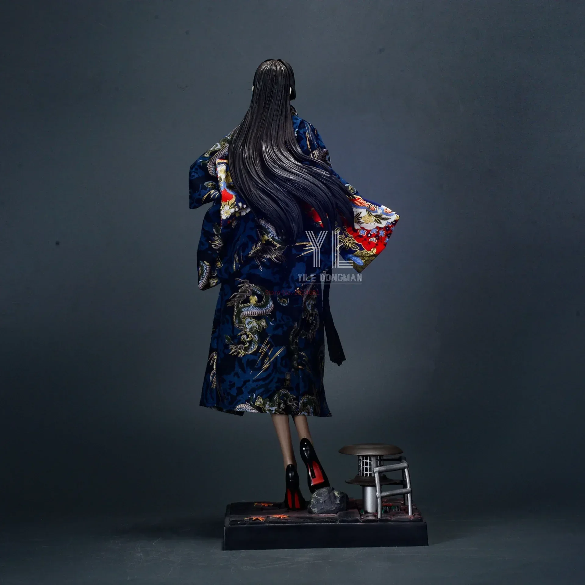 46cm Anime One Piece Figure Uta Kimono Empress Boa Hancock High Quality Model Boutique Large Decorative Scene Collection Toys