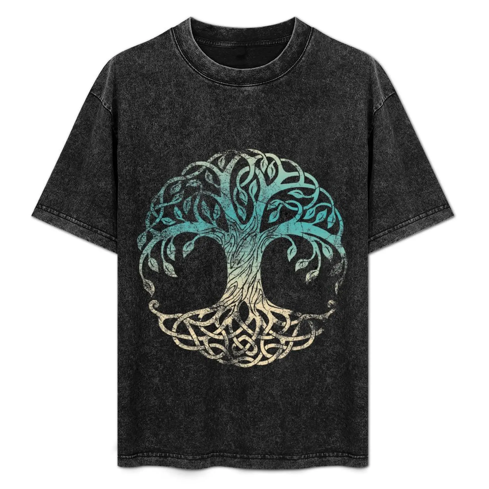 

Yggdrasil Tree Of Life T-Shirt summer top blanks anime stuff tops mens vintage t shirts