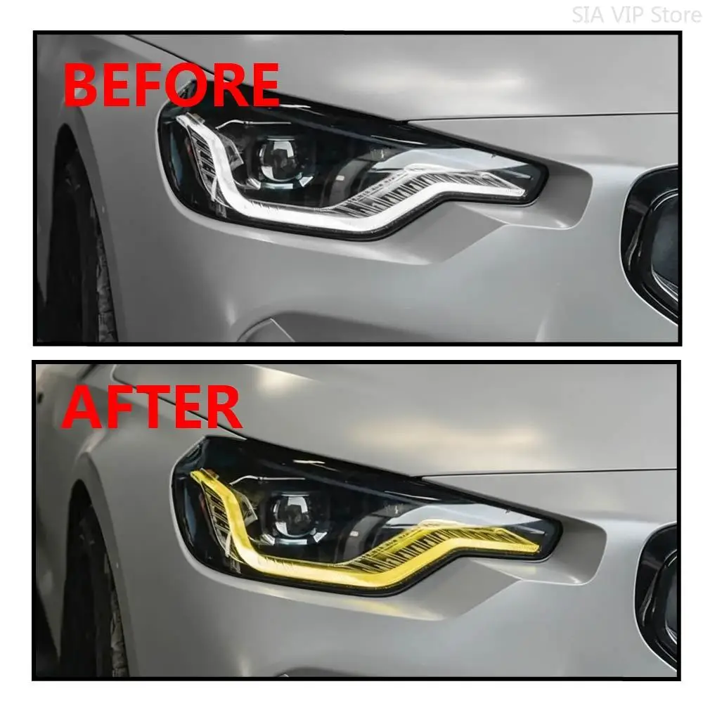 63115A043C5 63115A043C6 For BMW 2 Series M2 G87 G42 2022 2023 2024 Yellow EU Version DRL LED Daytime Running Light Source Module