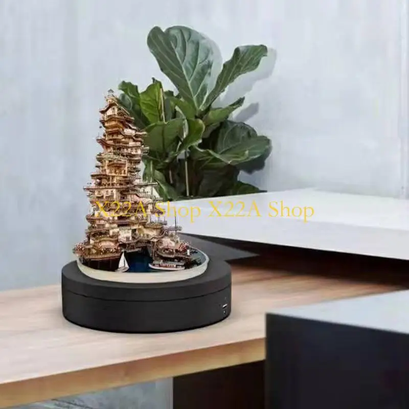 Unique Motorized Rotating Turntable Photography Rotating Display Stand Revolving Stand for Jewelry, Model, Collectible Display