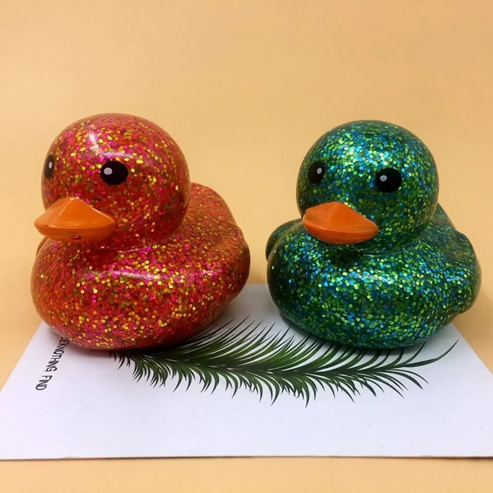 Simplicity PVC Rubber Duck Concentration Ornaments Favor Gift Portable Fall Prevention Bath Toy