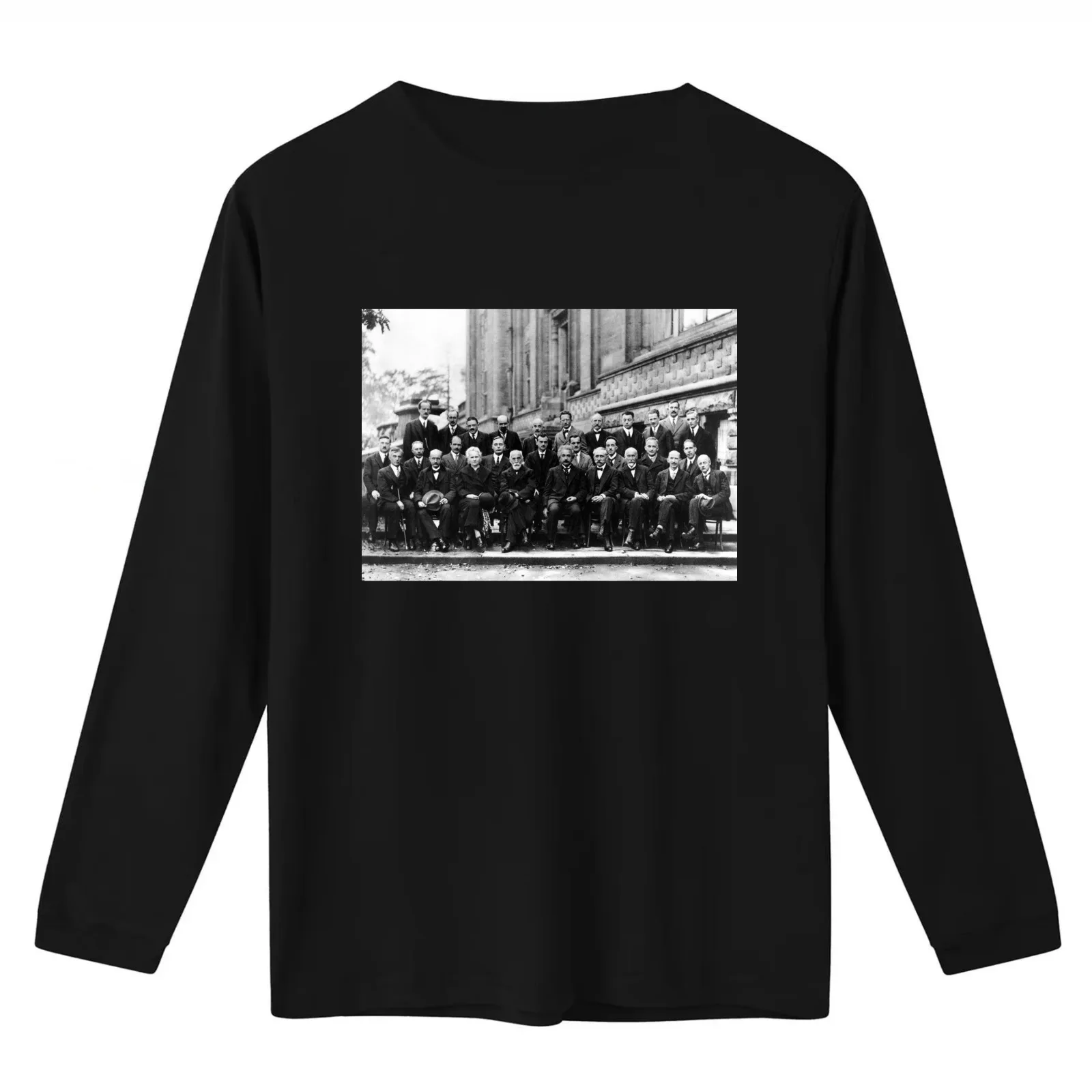 Gentlemen Sitting Chair Physics And Chemistry T-Shirt Summer Casual Cotton Tee Oversized Streetwear Tops Unisex Men Women