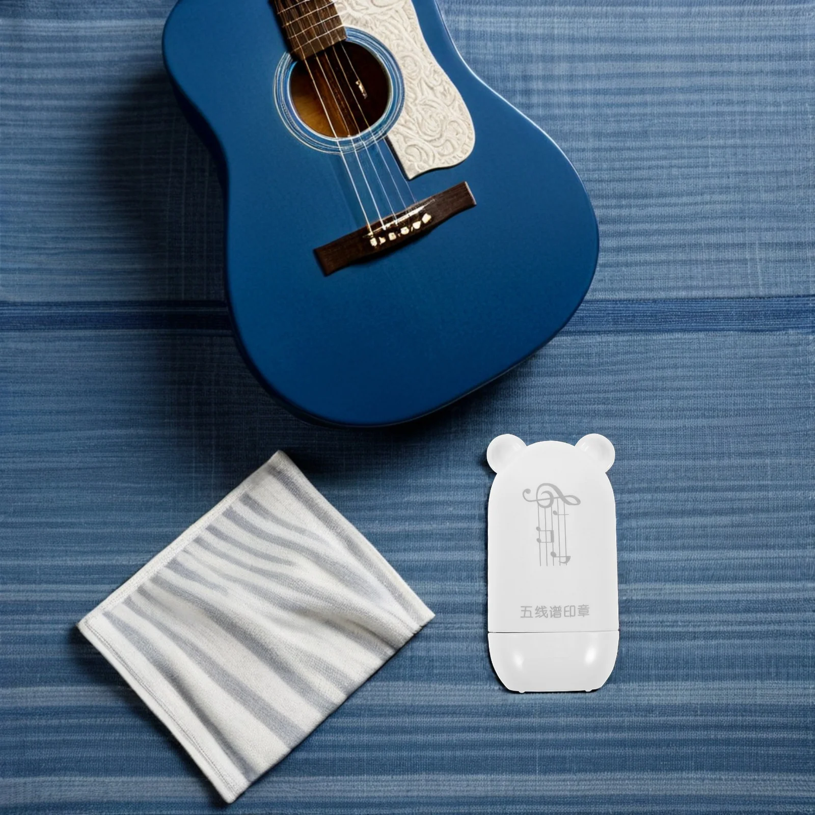 

Music Staff Stamp: Five-Lines Self-Inking Rolling Roller For Teachers Guitar Chord Seal Handwriting Practice Tool Music