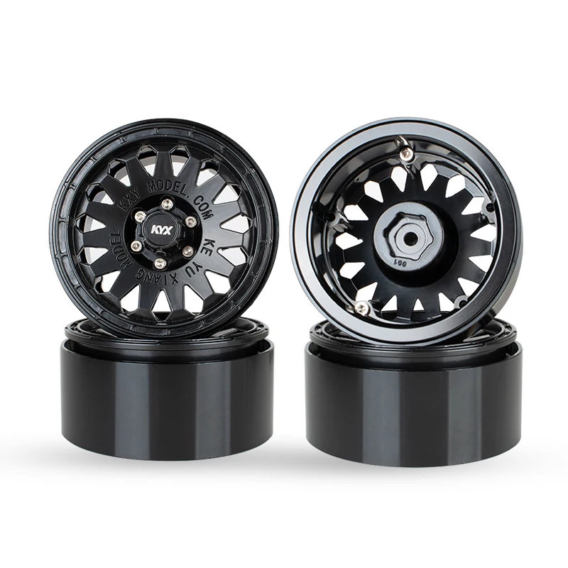 KYX 64.5*32mm 2.2 Inch CNC Alloy Wheel Hub 12mm Hex fit 1/10 Axial Wraith 90018 90020 Crawler Car