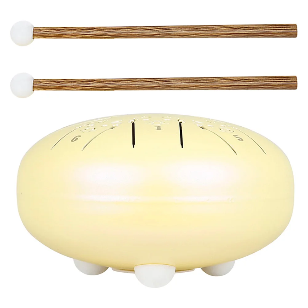 

Zodiac Steel Tongue Drum Musical Instruments Baby Kids Hand Aldult Yellow Toddler Child