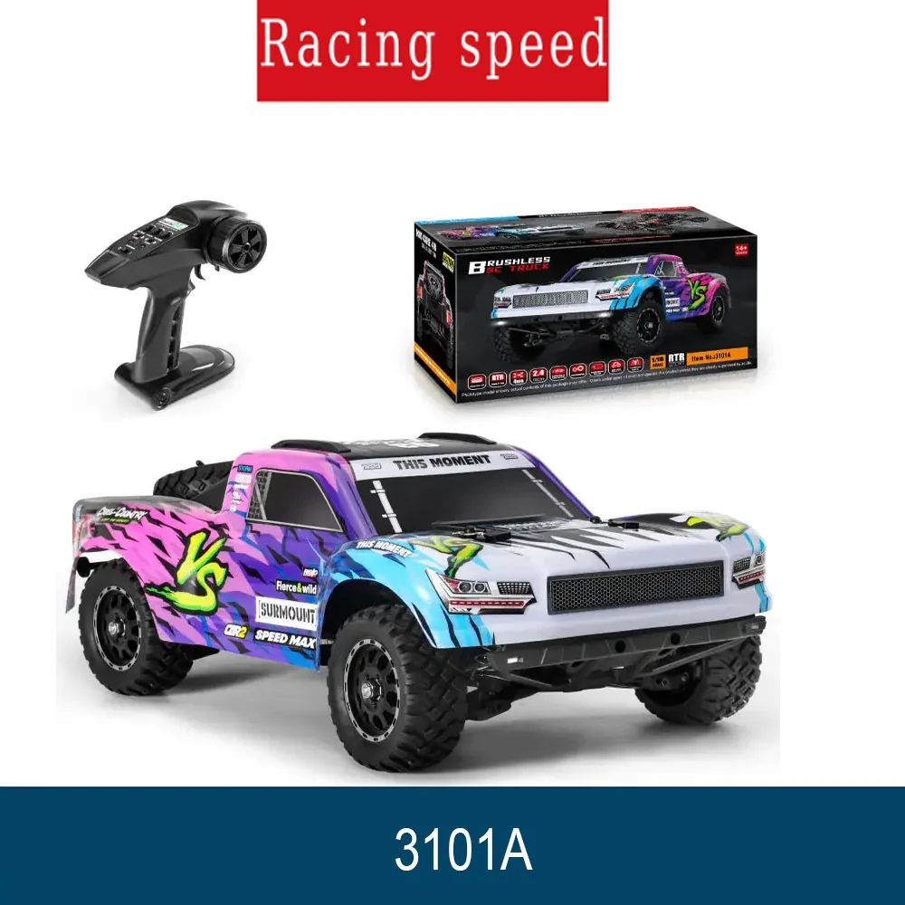 

HBX 3101A 1/16 Бесщеточный 4WD RC Грузовик с коротким ходомНевесная подвескаПолные шарикоподшипники Металлический карданный вал 45 км/ч Скорость Автомобильная игрушка