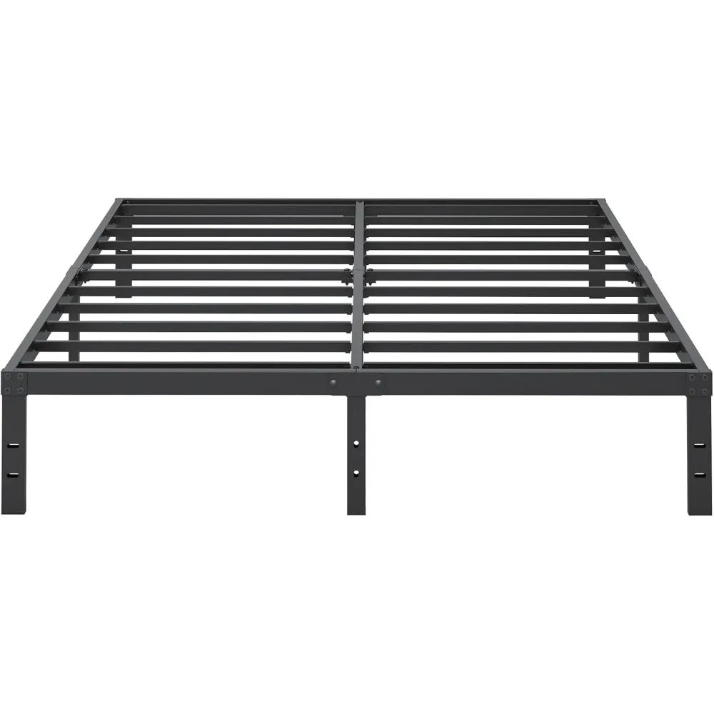 10 Inch Full Size Bed Frame, Platform Metal Bed Frame Full Heavy Duty Steel Slat Mattress Foundation, Easy Assembly