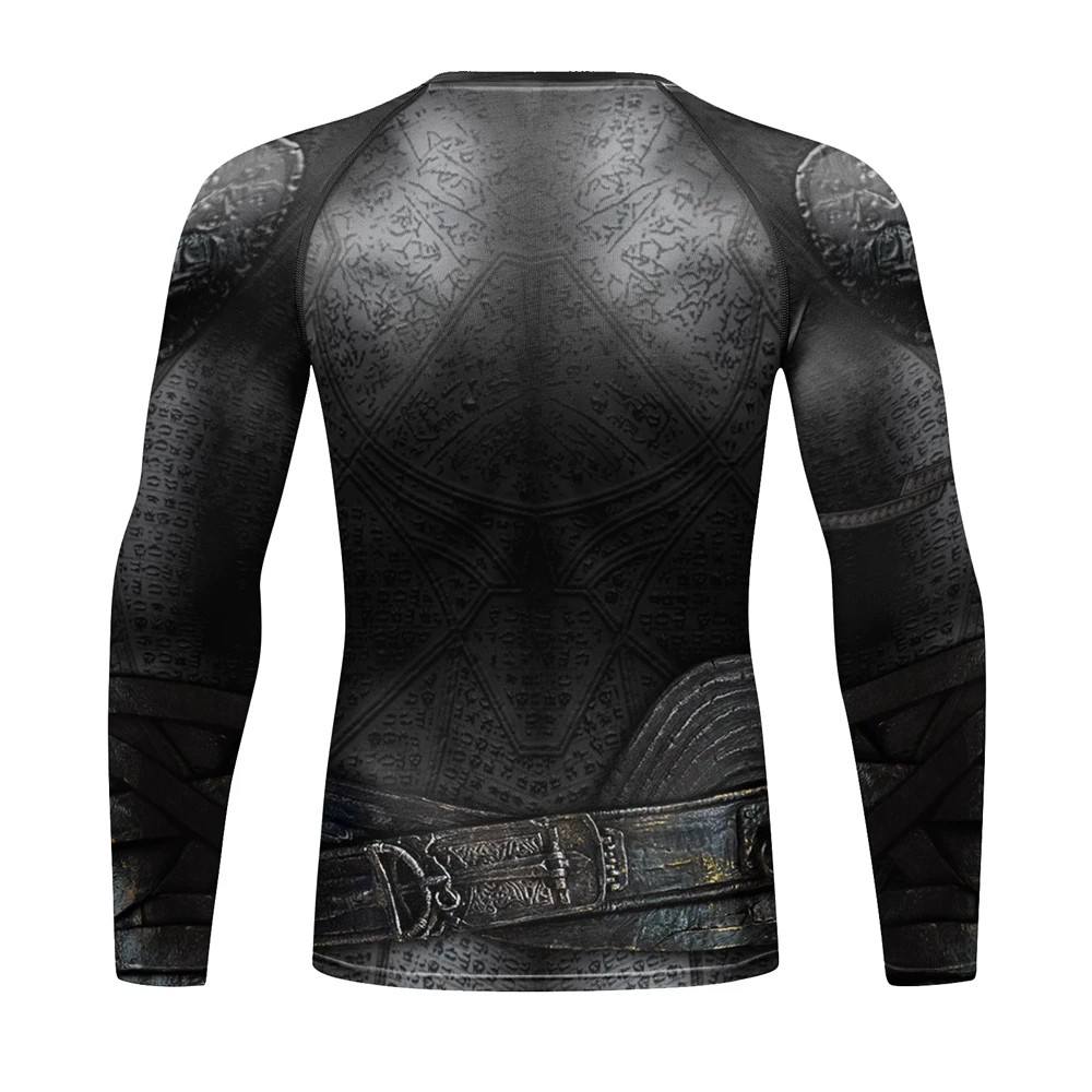 Swallowed Star 3D Printed T shirts Men Gym Bodybuilding Compression Shirts Long Sleeve Tight Tops For Male Sport clothing