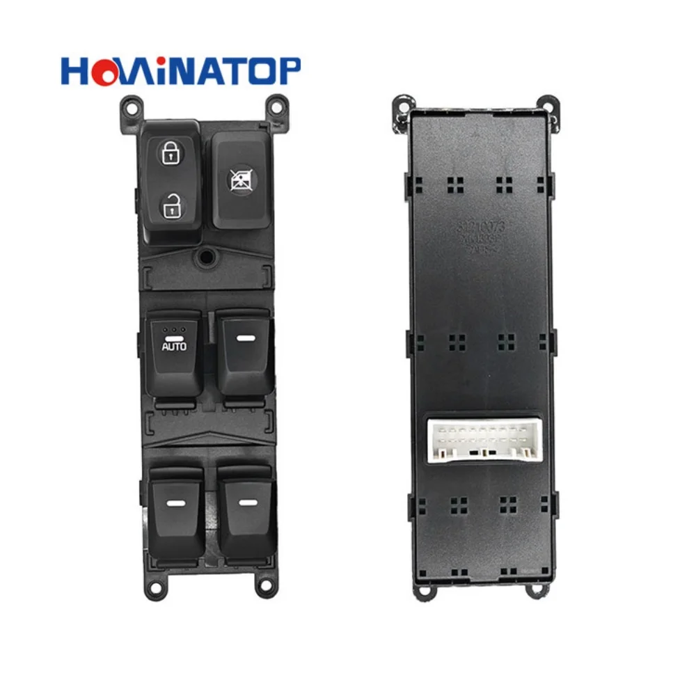 HOWINATOP 93570-1W157 93570-1W156 18 Pin Power Window Master Switch For Kia Rio 2012-2017 OEM Replacement