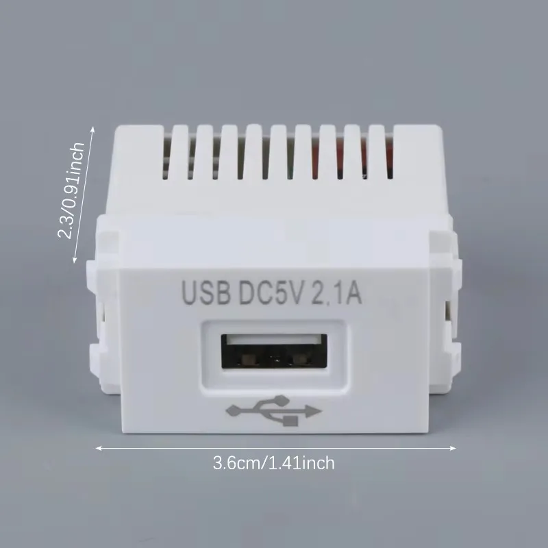 Mobile Phone Charging Panel USB Power Module 220V Socket 5V Transformer 2.1A USB Charging Power Socket Switching Adapter image 3