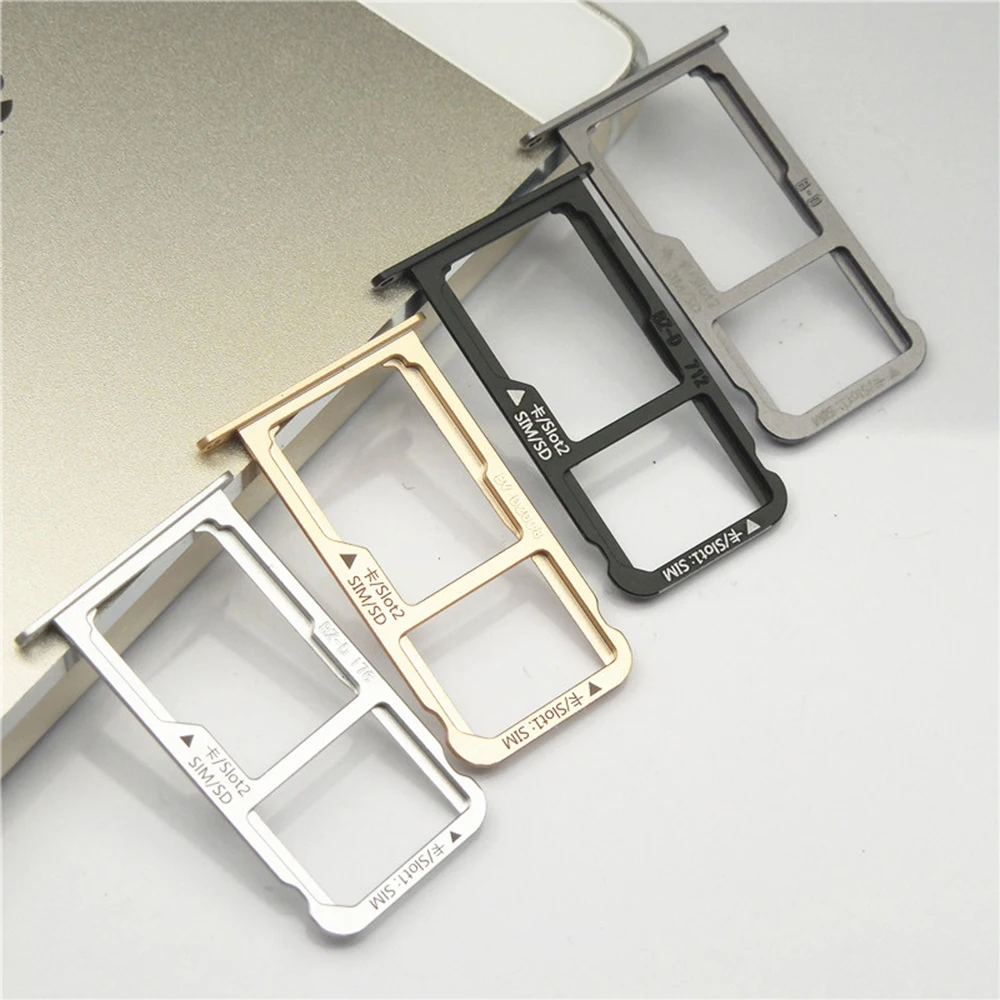 

Slot Holder Dual For Huawei Mate 9 Lite 9 Pro SIM Card Tray SD Reader Socket