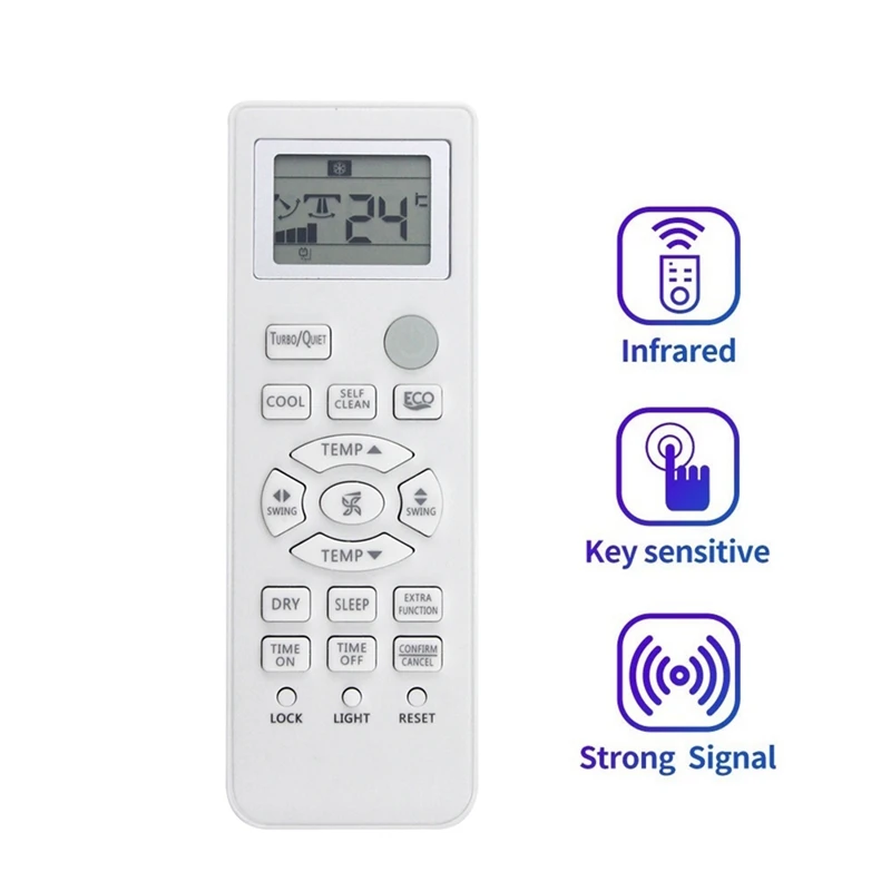 Replace 0010401715BW Air Conditioner Remote Control for Air Conditioner 0010402886BD Remote Control-DTD2