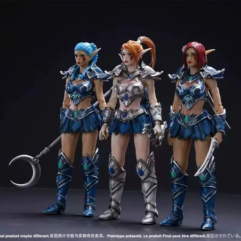 

Spot Goods 1/12 Scale 6-Inch Figure - Oakwood Town Elf (World of Warcraft) Female Soldier Mecha Girl Toy