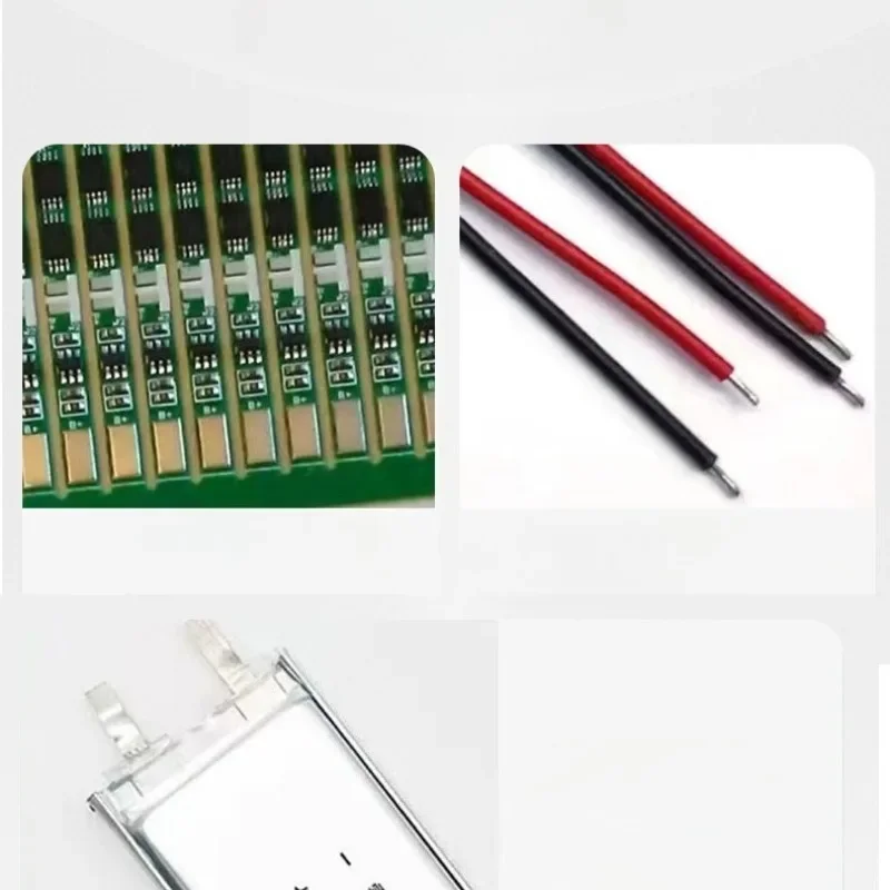 For MP3 GPS Bluetooth Recorder Headset Camera Smart Watch Bracelet New 3.7V 500mAh Lipo Rechargeable Battery 602045