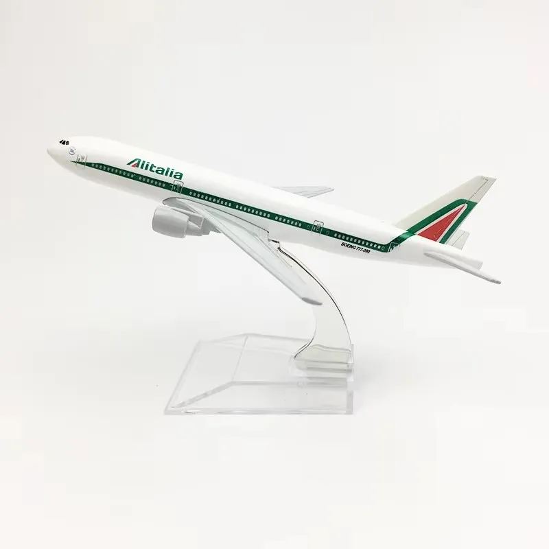 

Металлическая масштабная модель самолета Boeing 777 Airbus 400, игрушка-сувенир для авиационного декора