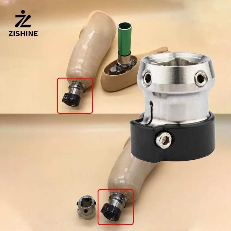 Adaptador de Abrazadera de Bloqueo para Tubo de 30mm, Conector para Tubo de Pierna Protésica, Componentes para Prótesis de Amputados por Arriba/Bajo del Rodilla