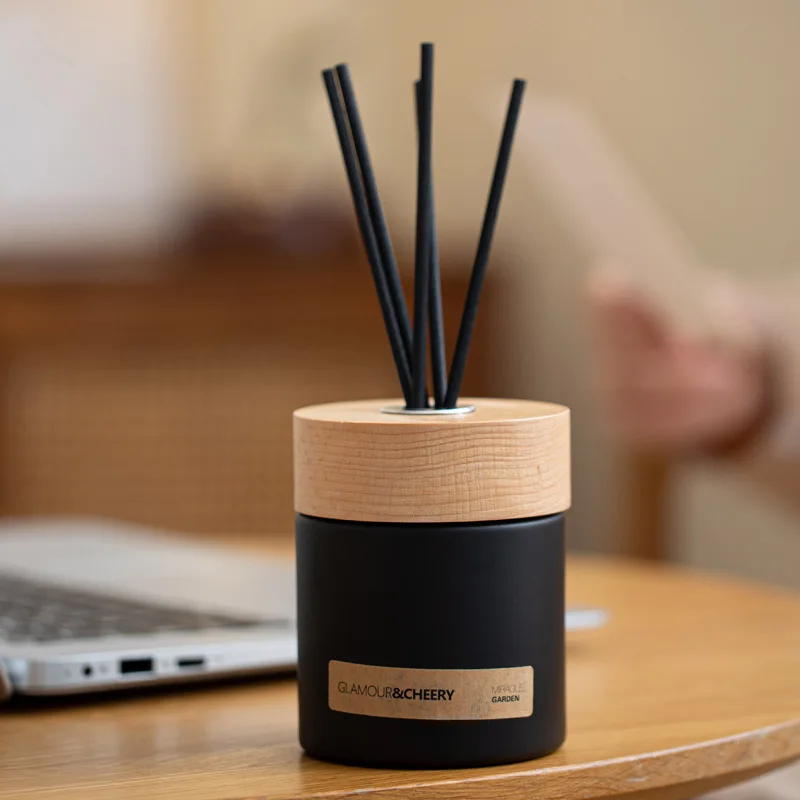 Reed Diffuser 6.76oz Essential Oil Reed Diffuser Set with 6 Sticks, Long Lasting Fragrance for Bathroom, Bedroom, Home Decor