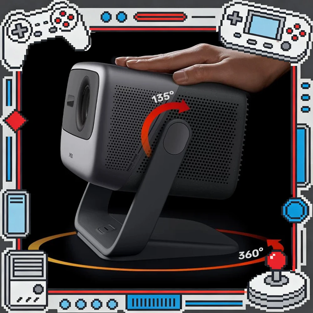 

JMGO N1S Pro Projector Tricolor laser 2500CVIA 1600：1 Ultra High Dynamic Contrast Projectors Intelligent Obstacle Avoidance