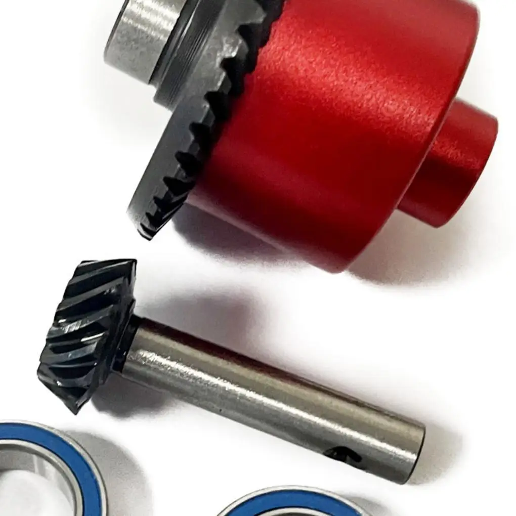 4pcs 1/10 Rear Axle Differential Shaft Aluminum Alloy Durable Rc Rear Axle Differential Shaft For LOSI Baja Rey 4WD Silver