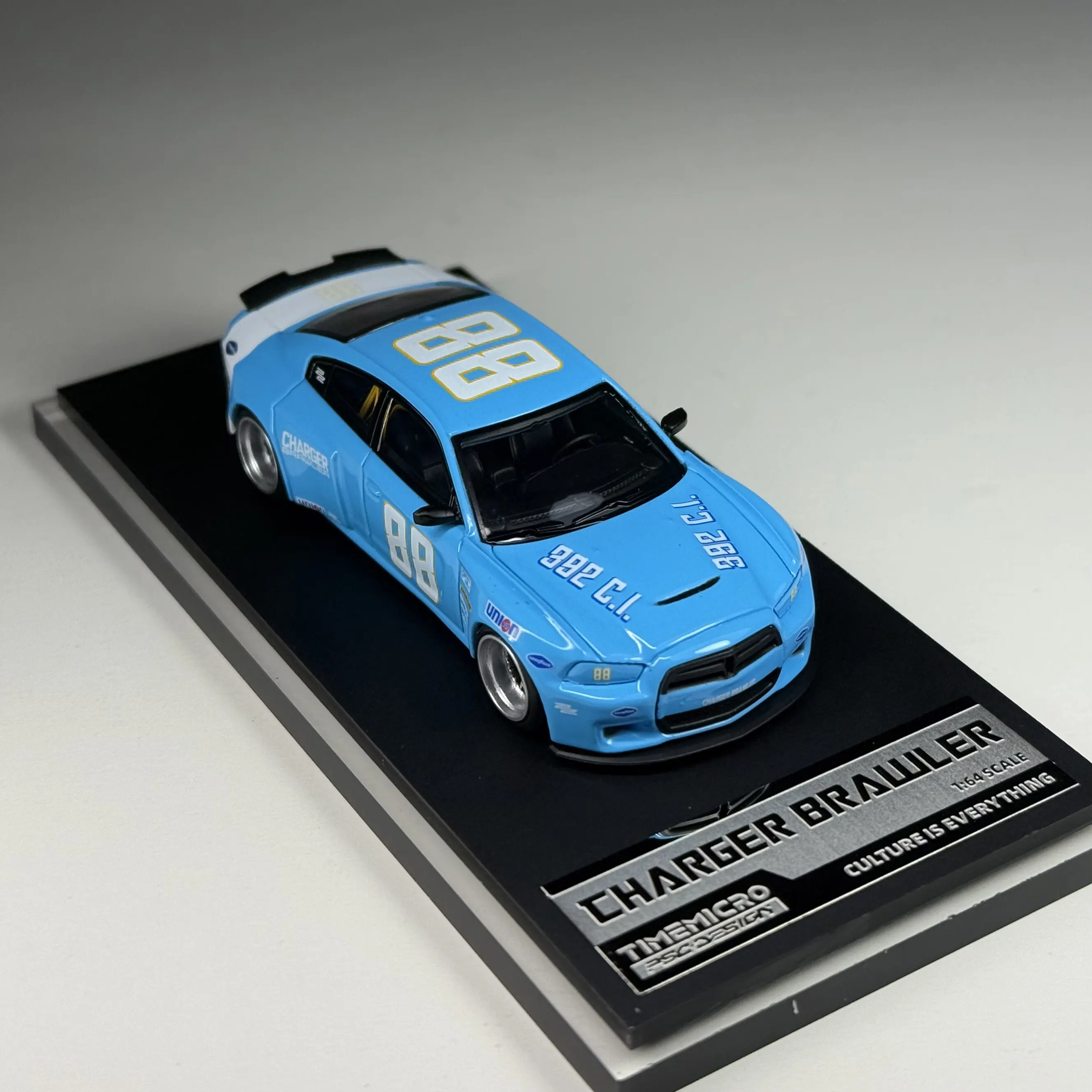 

TimeMicro × PSC DESIGN 1:64 Charger Brawler Daytona Simulated Alloy Car Model