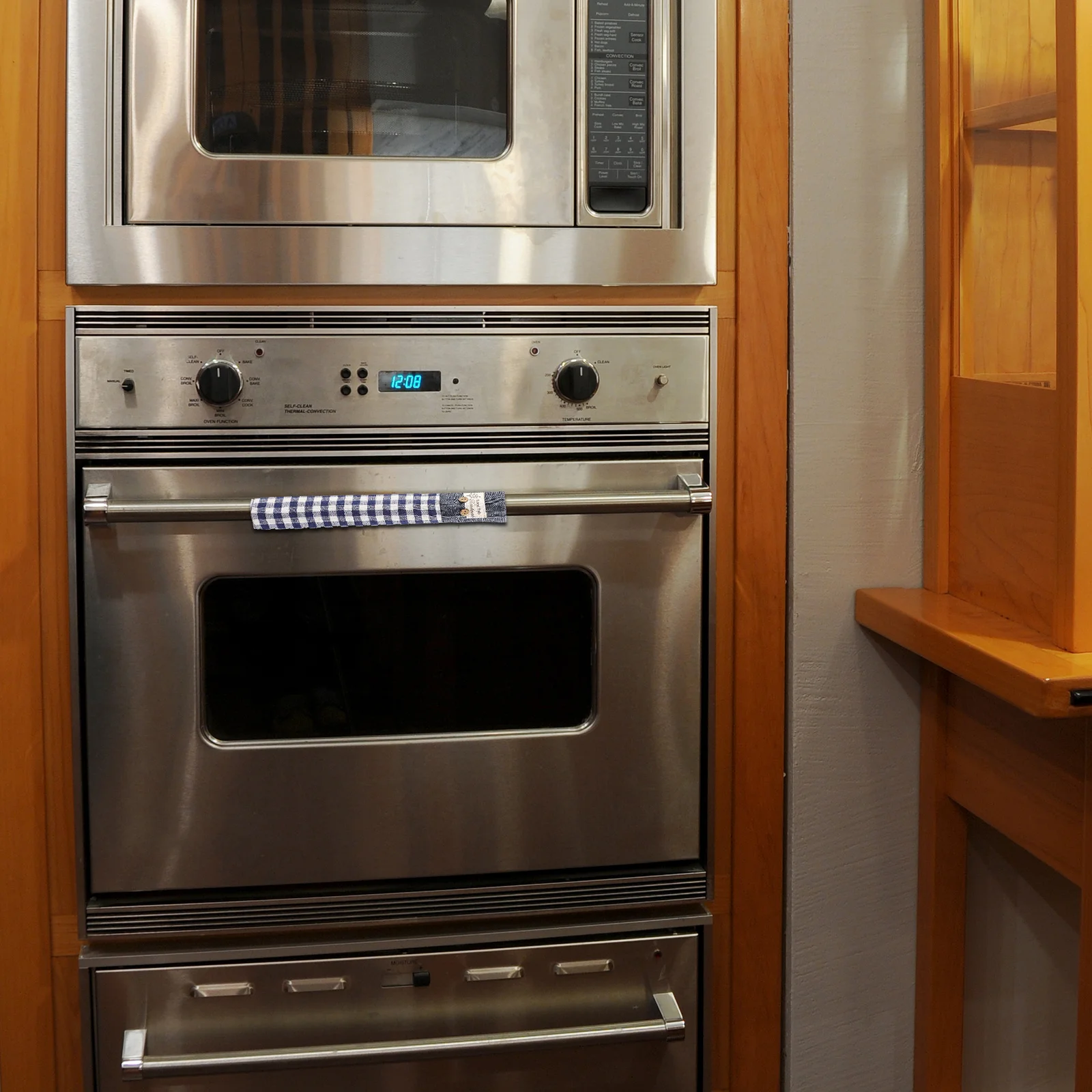 

2Pcs Reusable Handle Protector Covers for Refrigerator Doors Cotton Based Appliance Handles Wrap for Winter Home