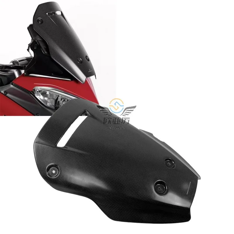 

Windshield For DUCATI Multistrada V4 V4S Pikes Peak 2021-2023 Carbon Fiber Front Fairing Wind Deflector Motorcycle Accessories