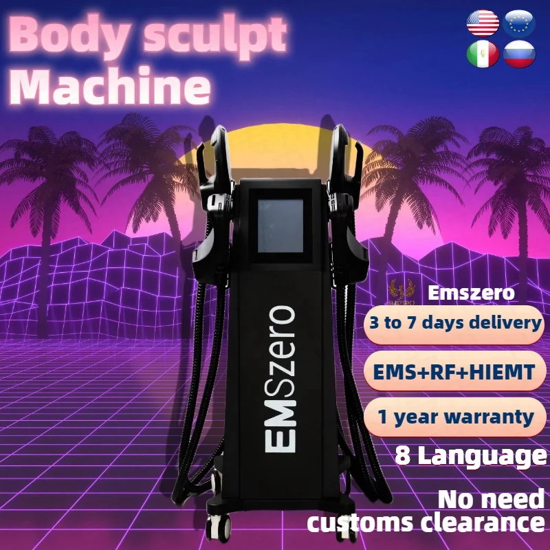 

EMS Body Sculpt Machine Nova EMSZero Sculpting Neo Rf Muscle Building Hi-emt Стимуляция мышц Сжигание жира Машина для похудения