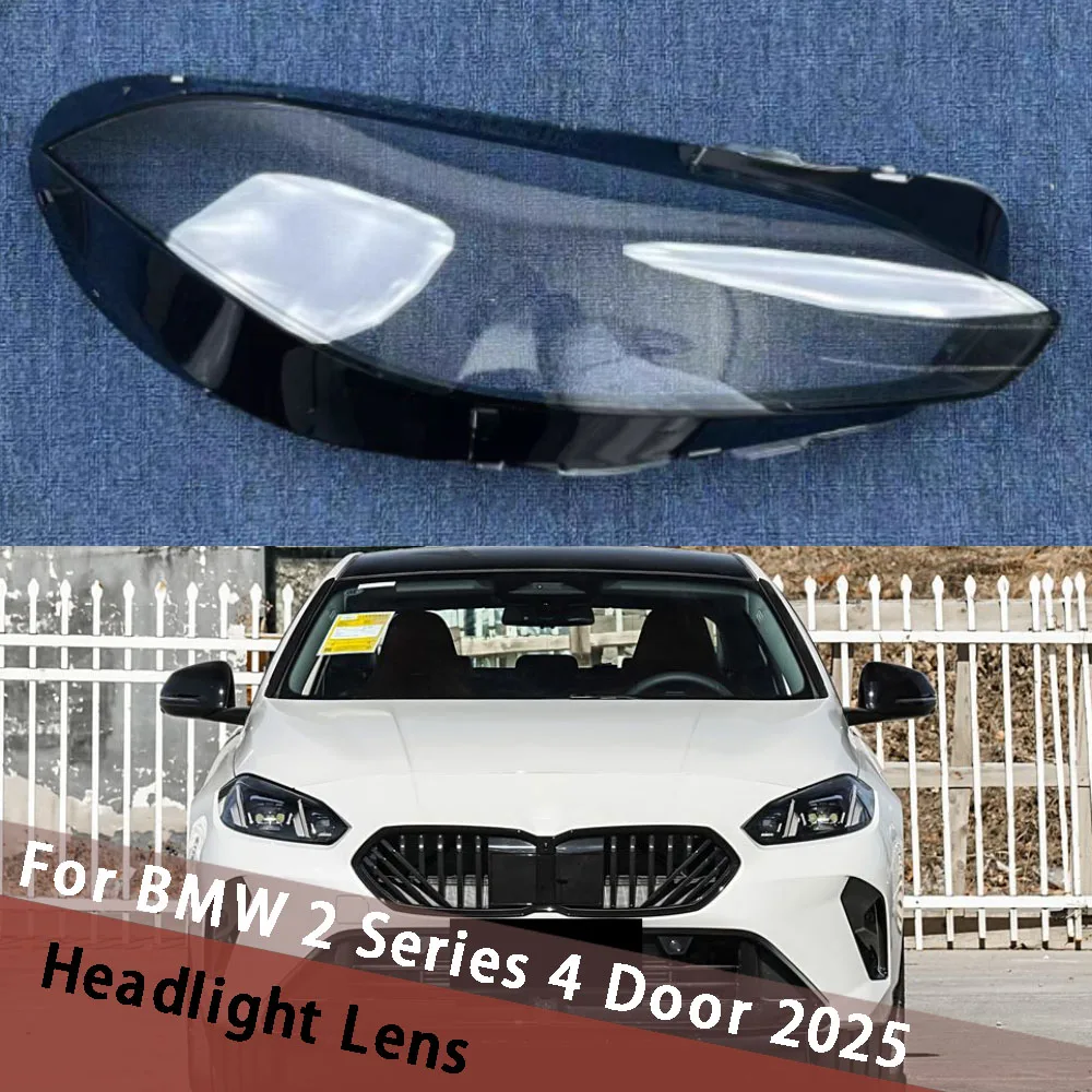 

For BMW 2 Series 4 Door 2025 Car Headlight Shell Transparent Lampshade Cover Headlamp Mask Hood Houshing Replace Lampcover