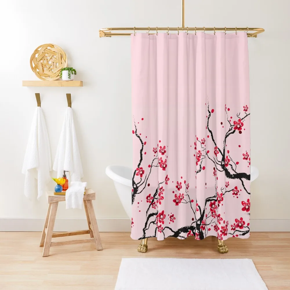 

Cherry Blossom Shower Curtain Modern Showers For Bathroom Funny Shower Curtain