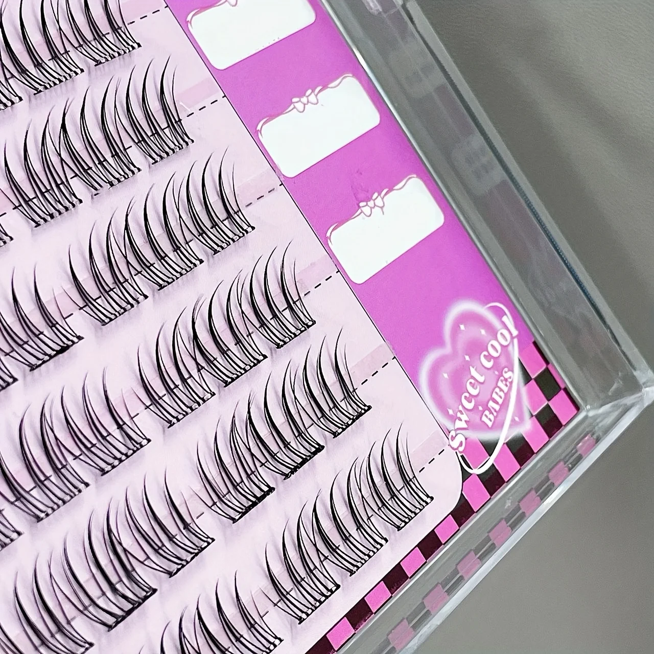 Mixiaohe 60 Cluster Koreanische C-Curl Wimpern Klebefrei Ohne Entfernung Natürliche Segmentierte Wimpern 10-13mm – Detail 7