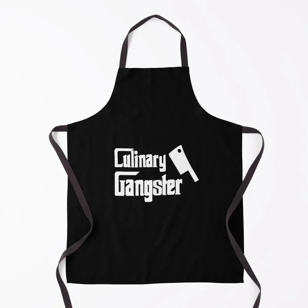 

Culinary Gangster Chef Apron For Kitchen Women japanese style Women's Kitchen Waiter Uniforms Apron