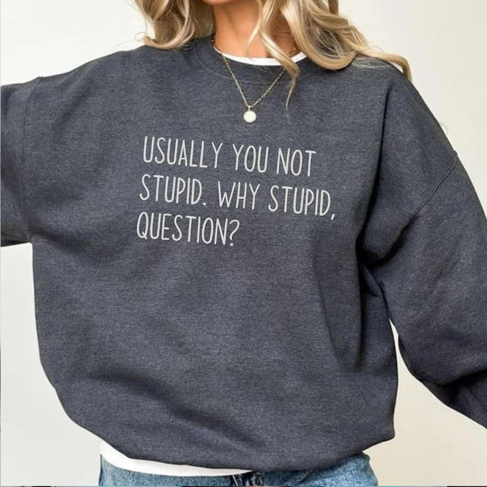 

Свитшот Project Hail Mary с цитатой RockyAmaze: «Почему, глупый вопрос», подарок для фанатов научной фантастики и книг, модный свитшот с Райаном Гослингом