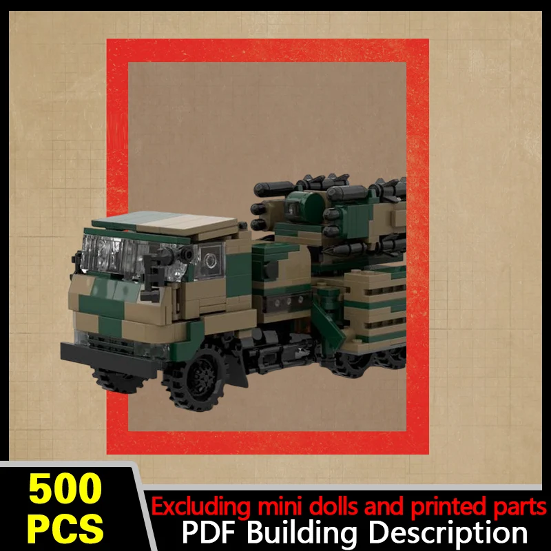 81C Air Defense Missile System Model MOC Building Bricks War Equipment Modular Technology Gifts Holiday Assemble Children Toys