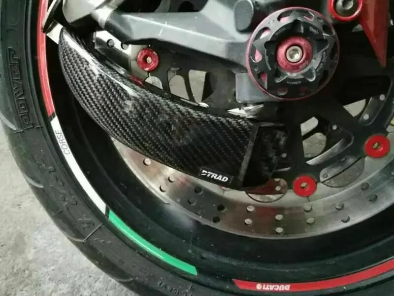 Carbon Fiber Air Ducts Brake Cooling Mounting kit Air Cooling Ducts System For for DUCATI 899 PANIGALE 2013-2015 New Yee Fu 6
