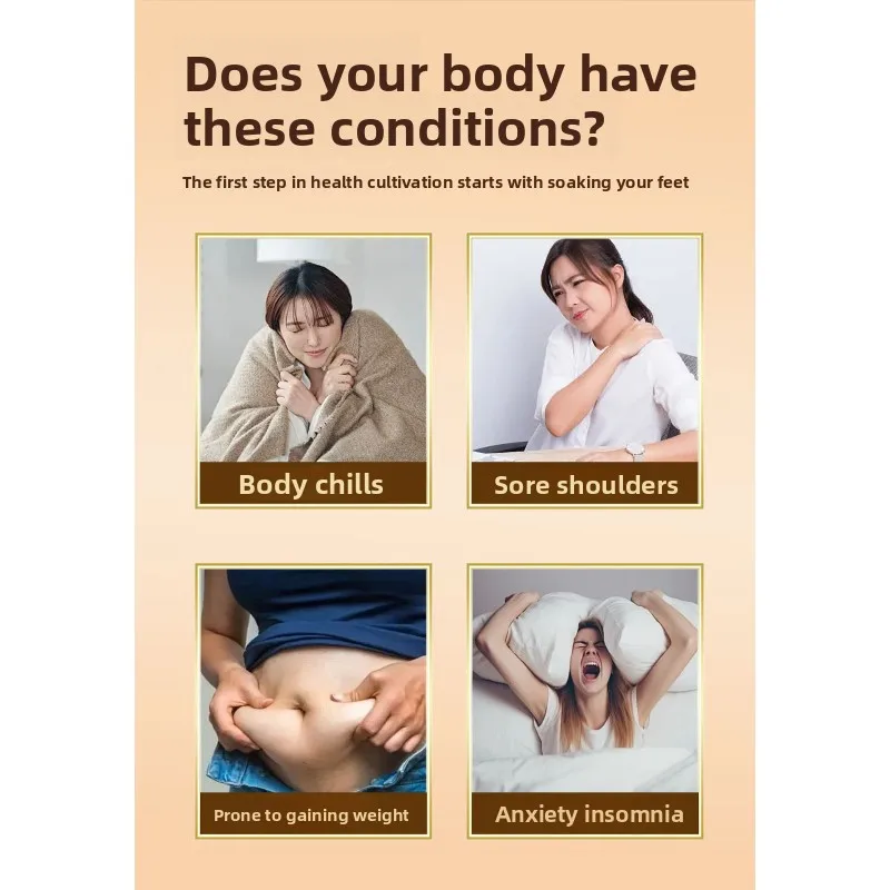 Ziołowa kąpiel stóp z piołunem, imbirem i pieprzem - bez gotowania, natychmiastowy proszek do kąpieli stóp dla detoksykacji i wspomagania pocenia, zestaw do domowego spa stóp.