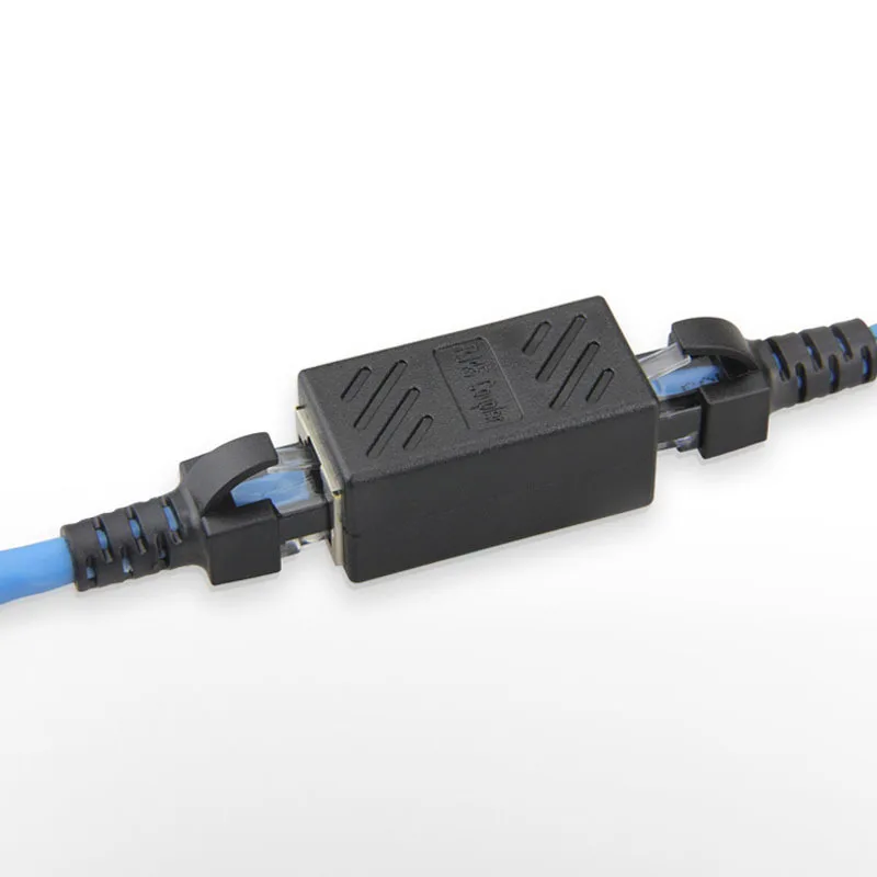 Nuovo connettore RJ45 Cat7/6 adattatore Ethernet convertitore di estensione di rete interfaccia Gigabit per cavo di prolunga femmina a femmina