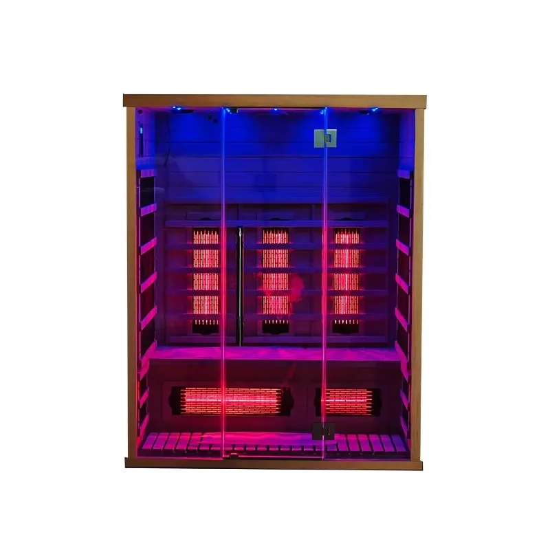 Lu-xury Far Infra-red Sauna Factory Wholesale Traditional Sauna Room for 1Person