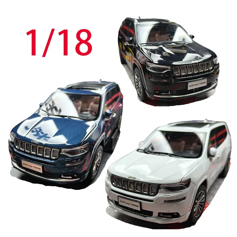 

Diecast 1/18 Scale Jeep Grand Commander SUV Alloy Car Model Toys for Boys Gift Collection and Display