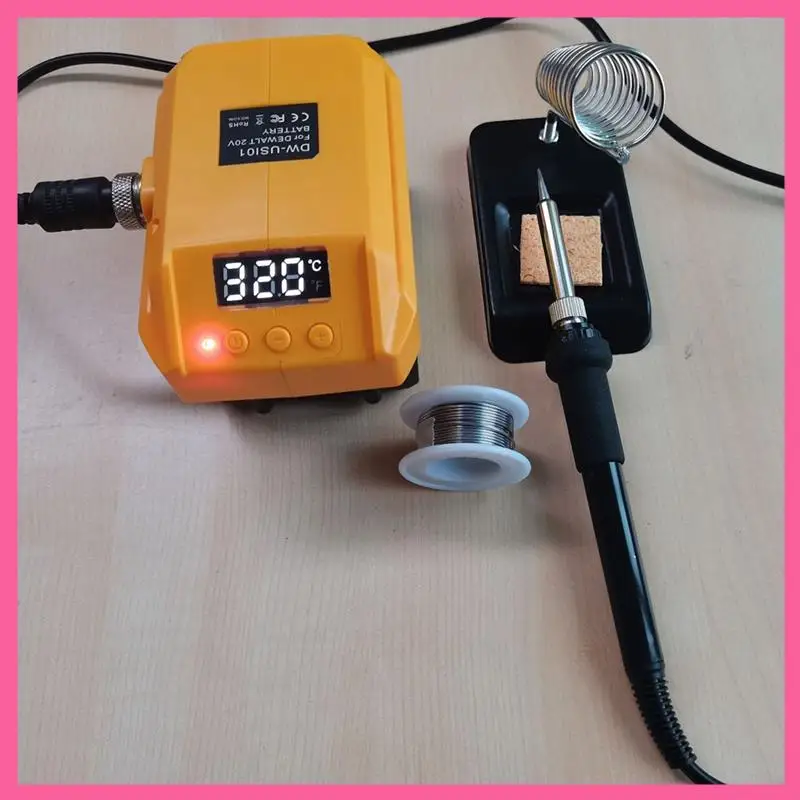 

HOT-60W 480°C Portable Cordless Electric Soldering Iron Multifunction Electric Welding Machine For Dewalt 20V Battery Easy Insta