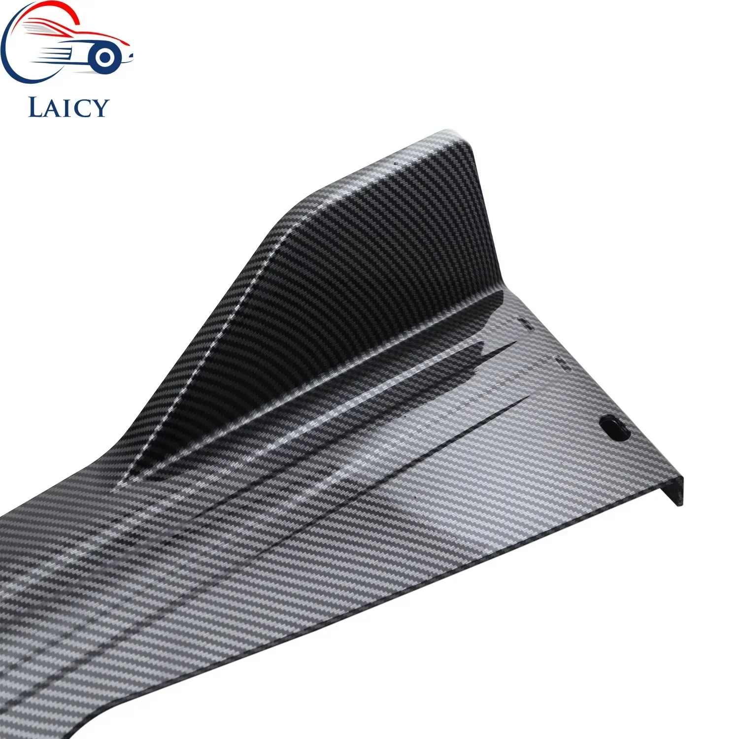 LAICY For Acura TL ILX TLX TSX Car Rear Bumper Spoiler Lip Splitter Diffuser Body Kit Side Skirt Protector Covers Glossy Black
